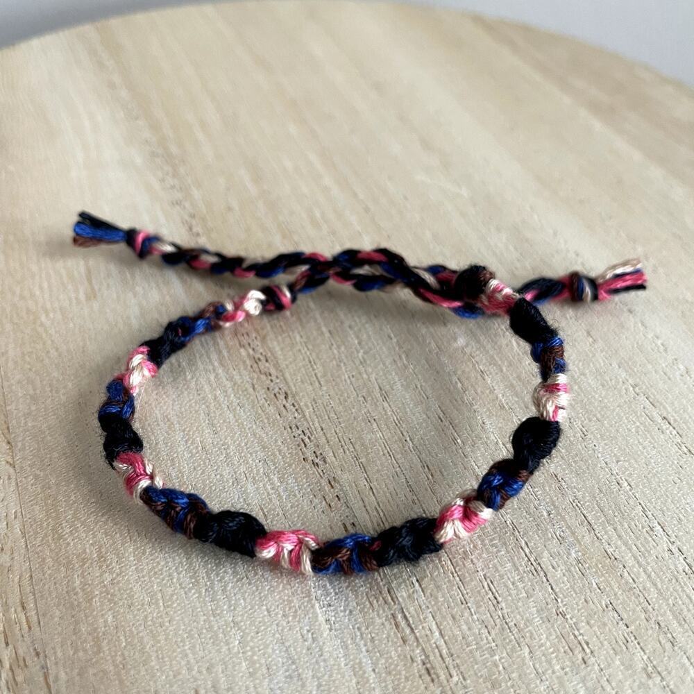 Yasmine Bracelet anklet trendy comfortable tie embroidery thread woven gift